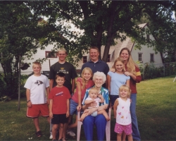 Grandma and her grandchildren
