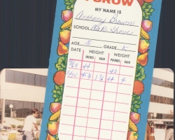 Tony.s growth chart