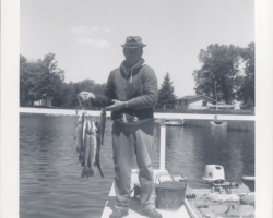 Ron with his catch