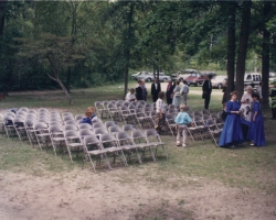 start of a wedding